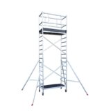 Echafaudage roulant professionnel 3,7m/5,7m en aluminium Hailo Expert Pro – Image 2