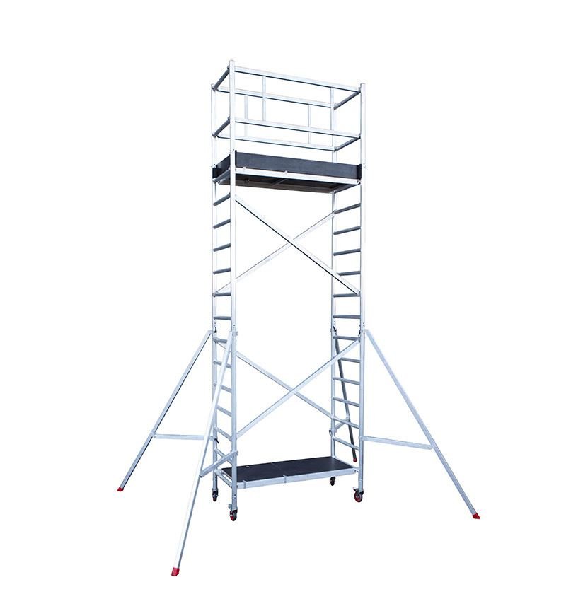 22349332-1505-3756-1.jpg Echafaudage roulant professionnel 3,7m/5,7m en aluminium Hailo Expert Pro – Image 1
